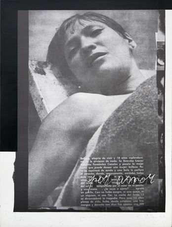 Eugenio Dittborn: Por amor, 1979